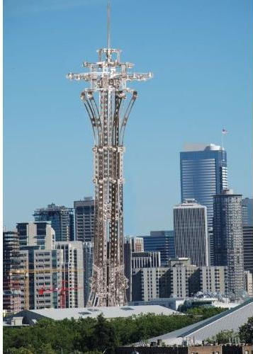 Eitech Metal Construction Toy Deluxe Seattle Space Needle for Children Aged 8+