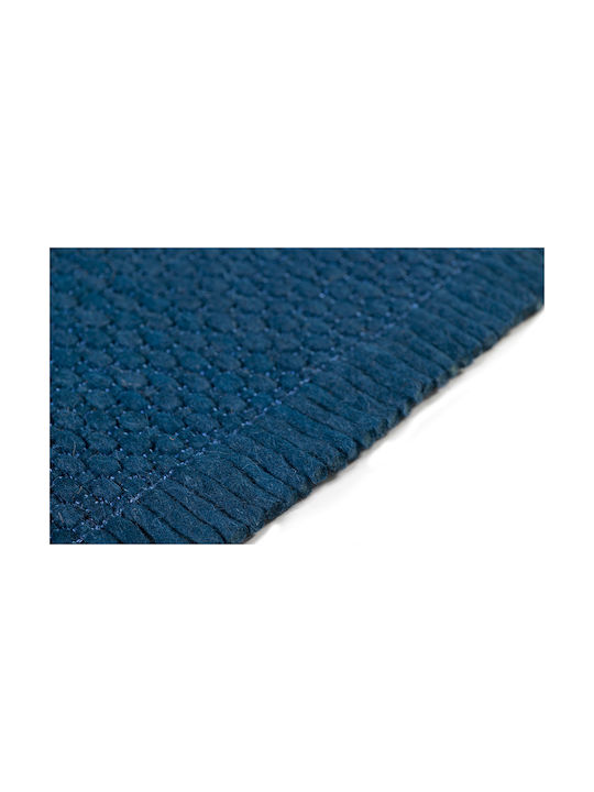 Tapicap Combo Handmade Rug Rectangular Wool Blue