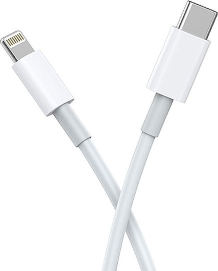 Awei CL-68 USB-C to Lightning Cable 18W Λευκό 1m