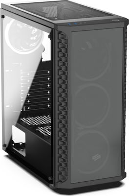 SilentiumPC Signum SG1X TG RGB Gaming Midi Tower Κουτί Υπολογιστή με Πλαϊνό Παράθυρο Μαύρο