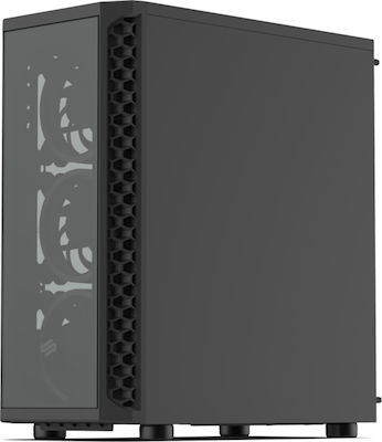 SilentiumPC Signum SG1X TG RGB Gaming Midi Tower Κουτί Υπολογιστή με Πλαϊνό Παράθυρο Μαύρο