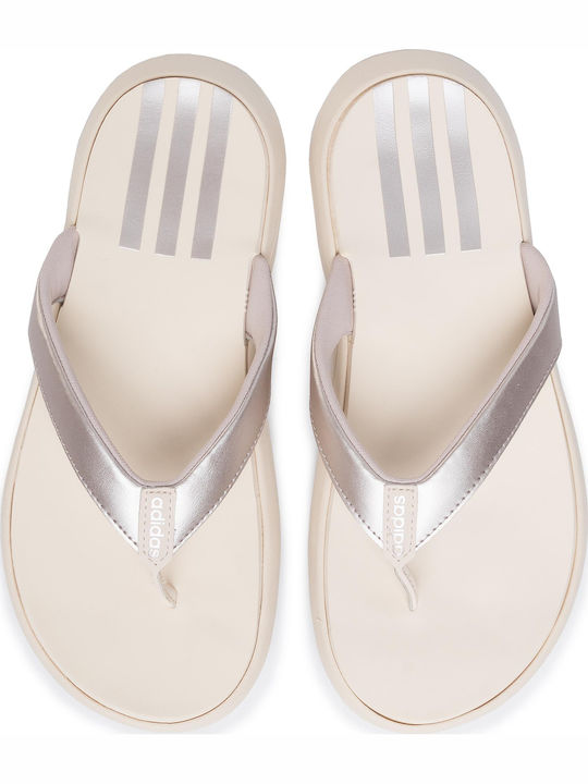 Comfort Women's Flip Flops Silver