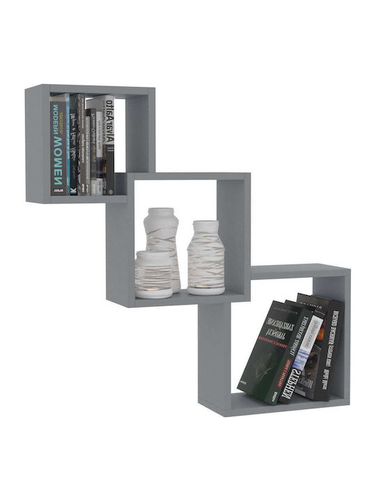 Shelf Wall Gray 84.50x15x27cm