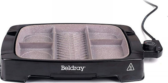 Beldgray Tabletop Electric Grill Grill 1500W with Adjustable Thermostat