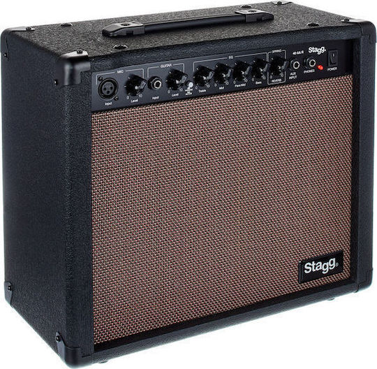 Stagg 40 AA R Acoustic Combo Ενισχυτής Ακουστικών Οργάνων 1 x 10" 40W Μαύρος
