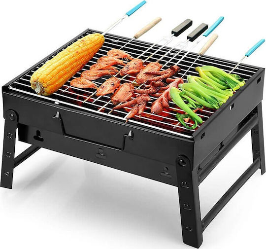 Stainless steel Portable Charcoal Grill 35.5cmx27cm