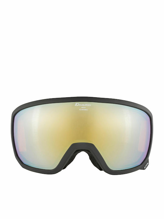 Alpina Scarabeo MM SPH Ski & Snowboard Goggles Adults with Mirror Lens