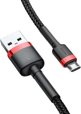 Baseus Cafule 0.5m Braided USB 2.0 to micro USB Cable Red (CAMKLF-A91)