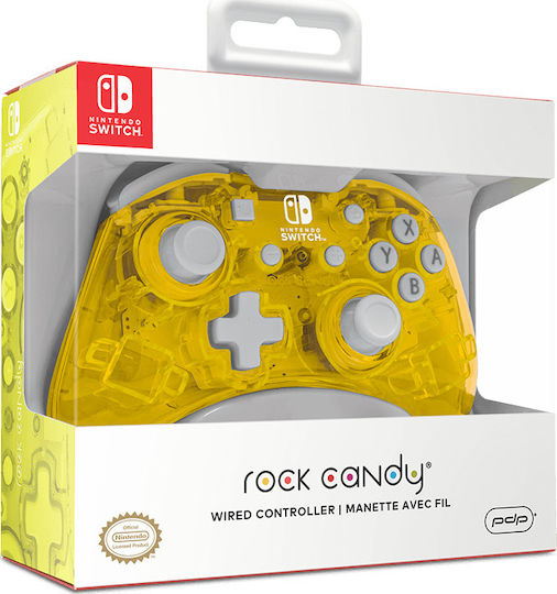 PDP Rock Candy Ενσύρματο Gamepad για Switch Pineapple Pop