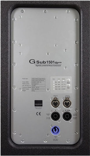 Seeburg G Sub 1501dp++ Autoîntăritor Subwoofer PA 1500W 15" 60x60x40cm.
