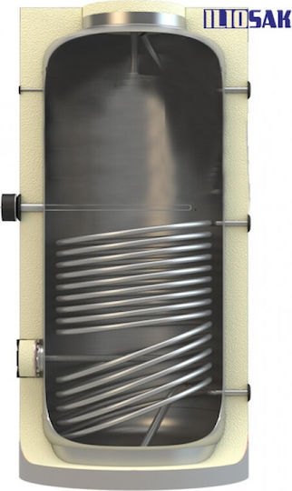 ILIOsak BL1 Boiler Λεβητοστασίου Glass 300lt με έναν Εναλλάκτη Διπλής Ενέργειας