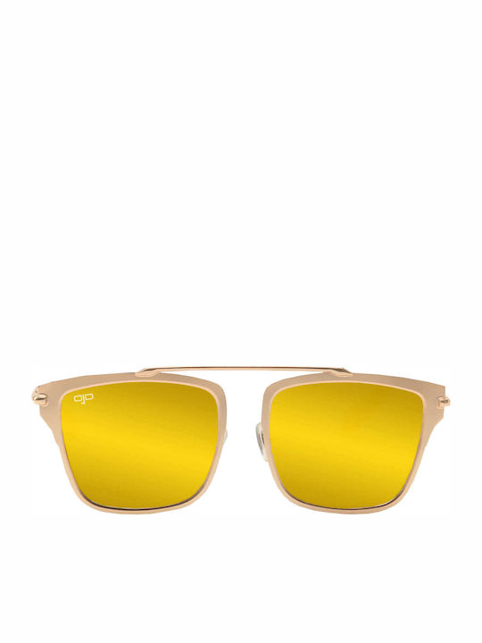 OJO Sunglasses Square Oye Sonnenbrillen Χρυσά mit Metall Gestell OJO Sunglasses Square Oye Sonnenbrillen Χρυσά mit Metall Gestell
