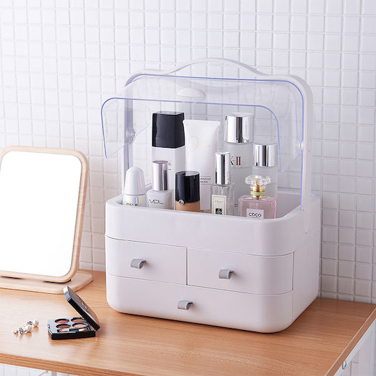 GlobalExpress Kosmetik-Organizer Transparent Tragbare Kosmetiktasche