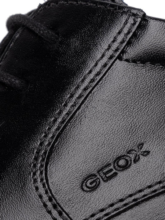 U Gladwin A Leder Herrenschuhe Schwarz