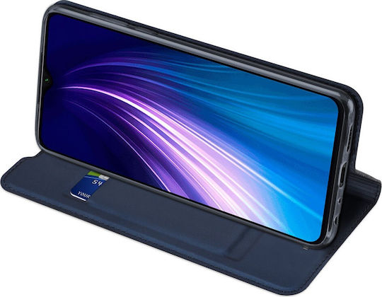 Dux Ducis Skin Pro Synthetic Leather Book Blue (Redmi Note 8T)