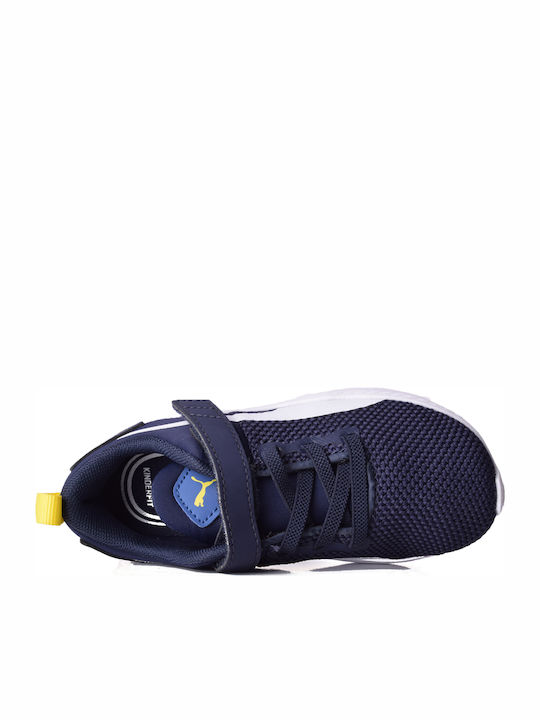 Flyer Runner V Inf Kids Sports Shoes Running with Hoop & Loop Closure Navy Blue