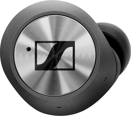 Sennheiser Momentum True Wireless In-ear Bluetooth Handsfree Ακουστικά με Θήκη Φόρτισης Γκρι