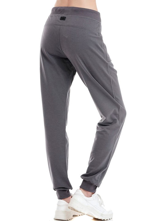 BodyTalk 1192-902200 Women's Jogger Sweatpants Gray