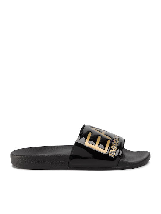 Emporio Armani Frauen Flip Flops in Schwarz FarbeXCP001XCC22-M631