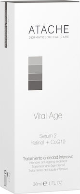 Atache Vital Age 2 CoQ10 Anti-Aging Serum Gesicht mit Retinol 30ml