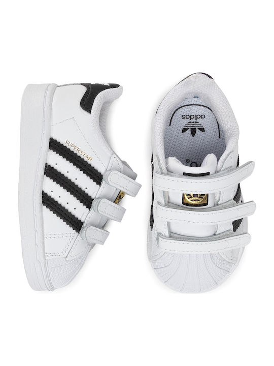 Superstar SUPERSTAR CF I Kinder Sneakers mit Klettverschluss Cloud White / Core Black