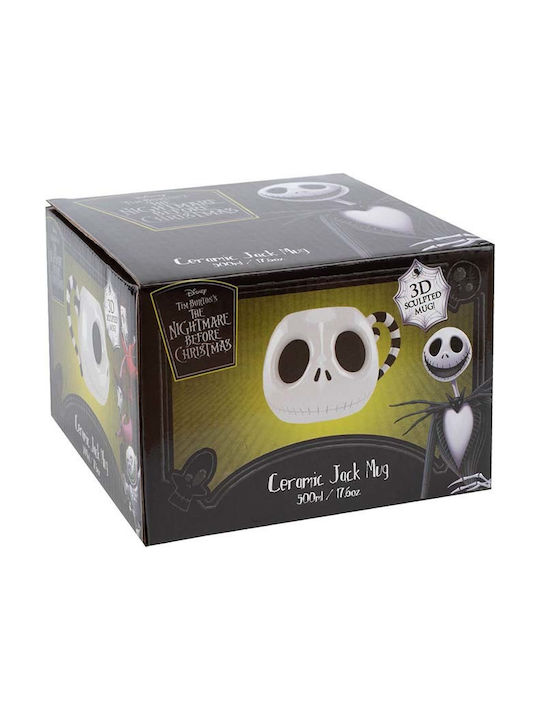 Pyramid International The Nightmare Before Christmas - Jack Head Κούπα Κεραμική Λευκή 370ml