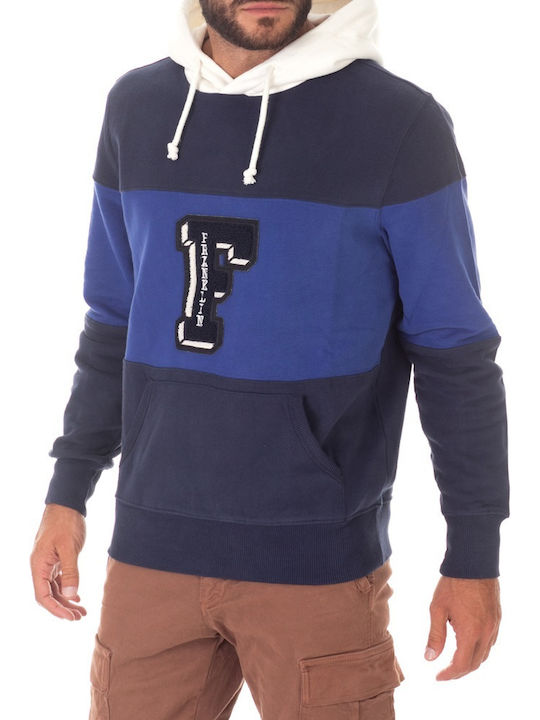 Sweatshirt mit Kapuze Marineblau