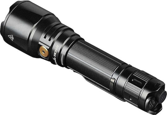 Fenix Rechargeable Flashlight LED Waterproof IP68 with Maximum Brightness 1500lm 2 x CR123A Black