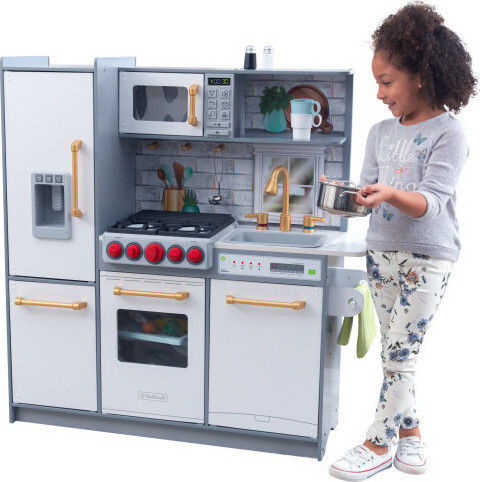 Kid Kraft Uptown Elite White Play Kitchen With Ez Kraft Assembly Skroutz Gr