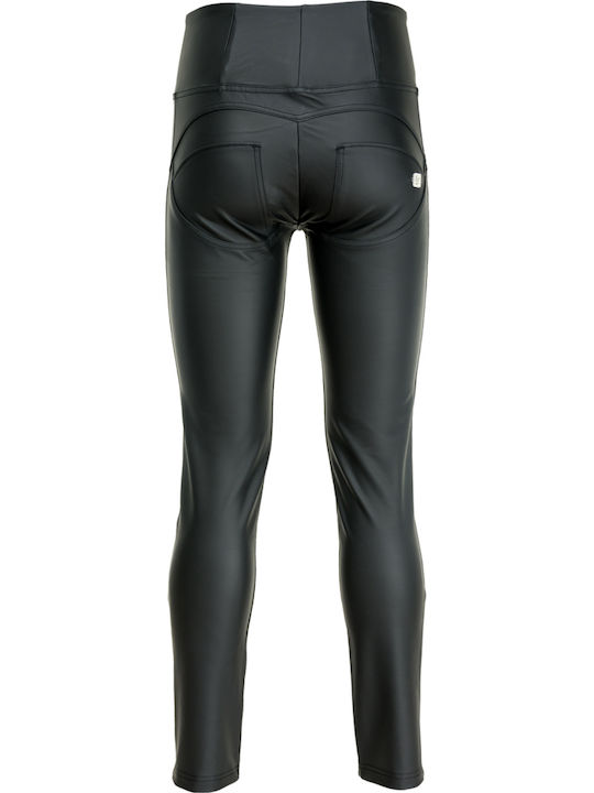 Freddy Wr.Up High-Rise Frauen Lang Leggings Hochgeschnitten Schwarz