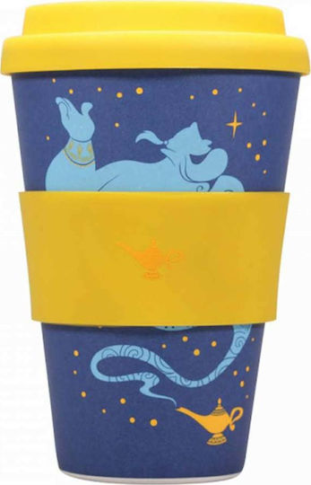 Half Moon Bay Disney Aladdin Bamboo Travel Mug - Genie Ποτήρι Θερμός 475ml Μπλε