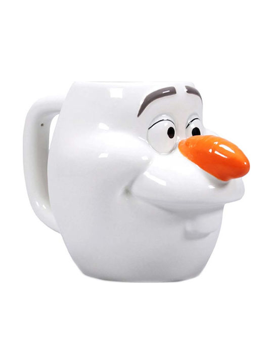 Half Moon Bay Olaf Cană Ceramică cu Capac Albă 450ml 1buc