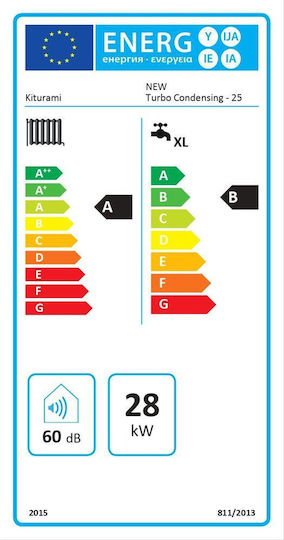 Kiturami Low NoX New Turbo Condensing 25S Standard Boiler Condensare Cazane cu arzător 24075kcal/h