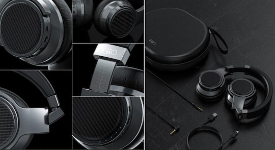 Fiio EH3NC Безжични / Жични Over Ear Слушалки с 50 Часа Време за Работа Черни