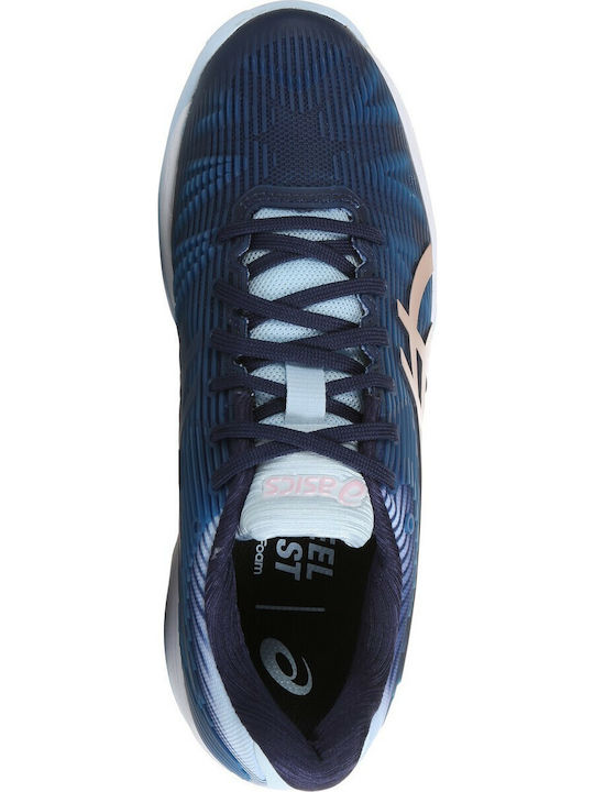 ASICS Solution Speed FF Женски Тенис обувки Глинени игрища Peacoat / Rose Gold