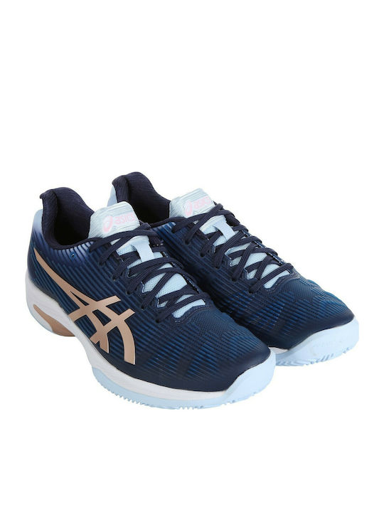 ASICS Solution Speed FF Tennisschuhe Tongelände Peacoat / Rose Gold