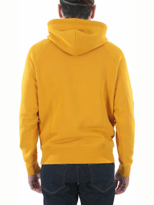 Gant Men's Sweatshirt with Hood & Pockets Yellow