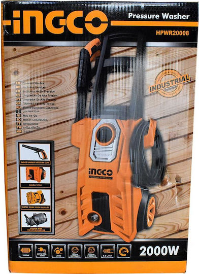Ingco Πλυστικό Ρεύματος 2000W με Πίεση 151bar