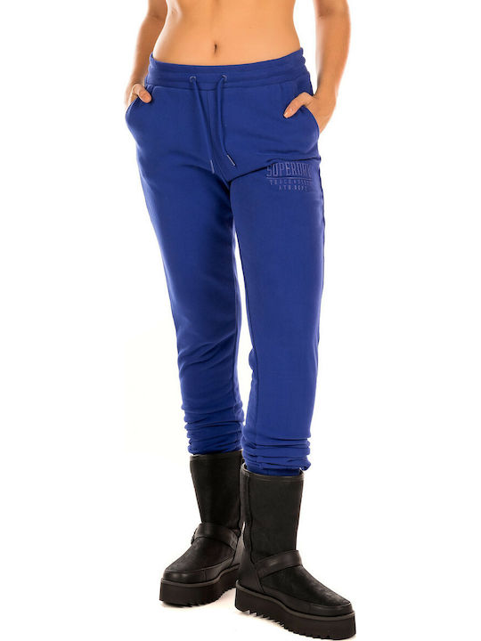 Superdry Track & Field Damen-Sweatpants Jogger Blau