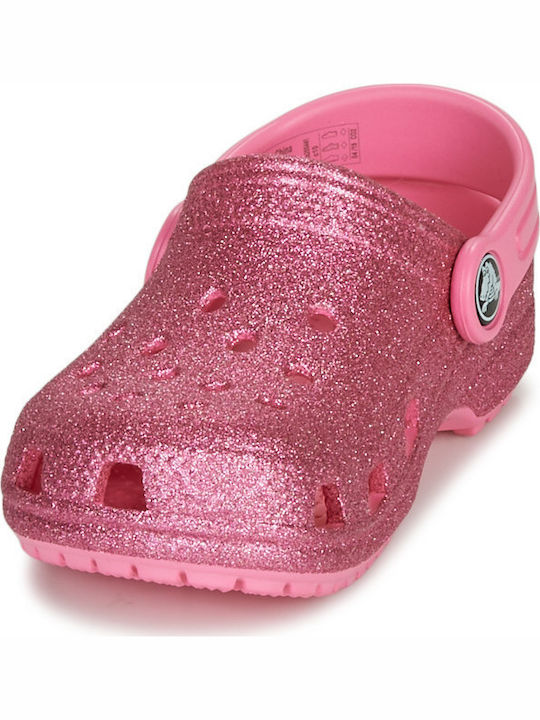 Classic Glitter Kinder Anatomische Badeschuhe Rosa