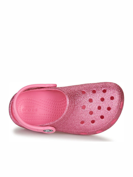 Classic Glitter Kinder Anatomische Badeschuhe Rosa