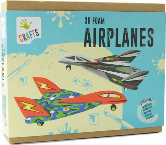Andreu Toys Παιχνίδι Κατασκευών 3D Foam Airplanes για Παιδιά 6+ Ετών (Διάφορα Σχέδια) 1τμχ
