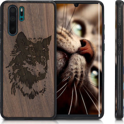 KWmobile Wooden Back Cover Brown (Huawei P30 Pro)