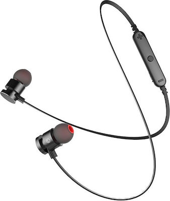 Ipipoo iL93BL In-ear Bluetooth Handsfree Căști cu Rezistență la Transpirație Negrα