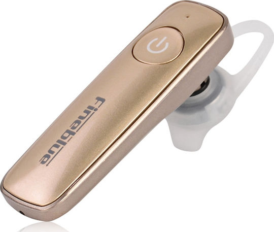 Fineblue F515 Earbud Bluetooth Handsfree Earphone Gold