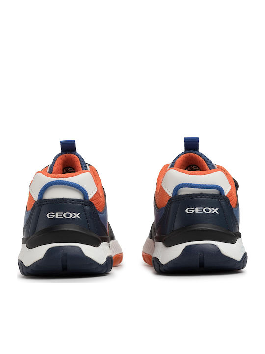 Tuono Παιδικά Sneakers Ανατομικά με Σκρατς Πορτοκαλί
