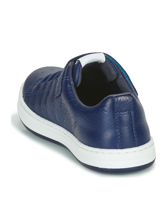 Runner Παιδικά Sneakers Ανατομικά με Σκρατς Navy Μπλε