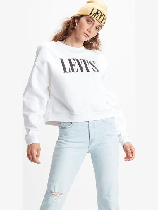 Graphic Diana Long Women's Sweatshirt White
