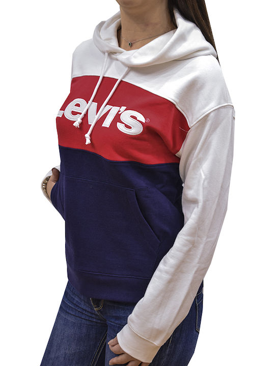 Sportswear Damen Sweatshirt Kapuzen Mehrfarbig