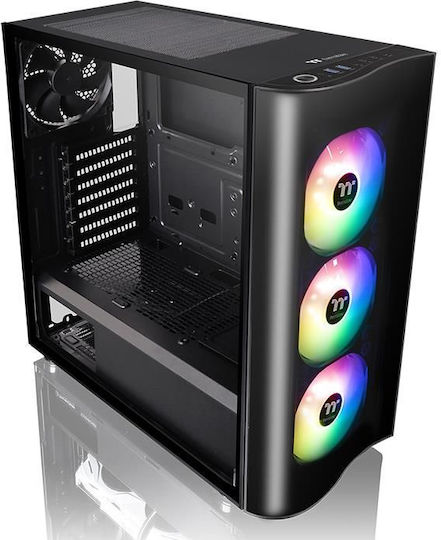 Thermaltake View 23 TG ARGB Gaming Midi Tower Κουτί Υπολογιστή με Πλαϊνό Παράθυρο Μαύρο